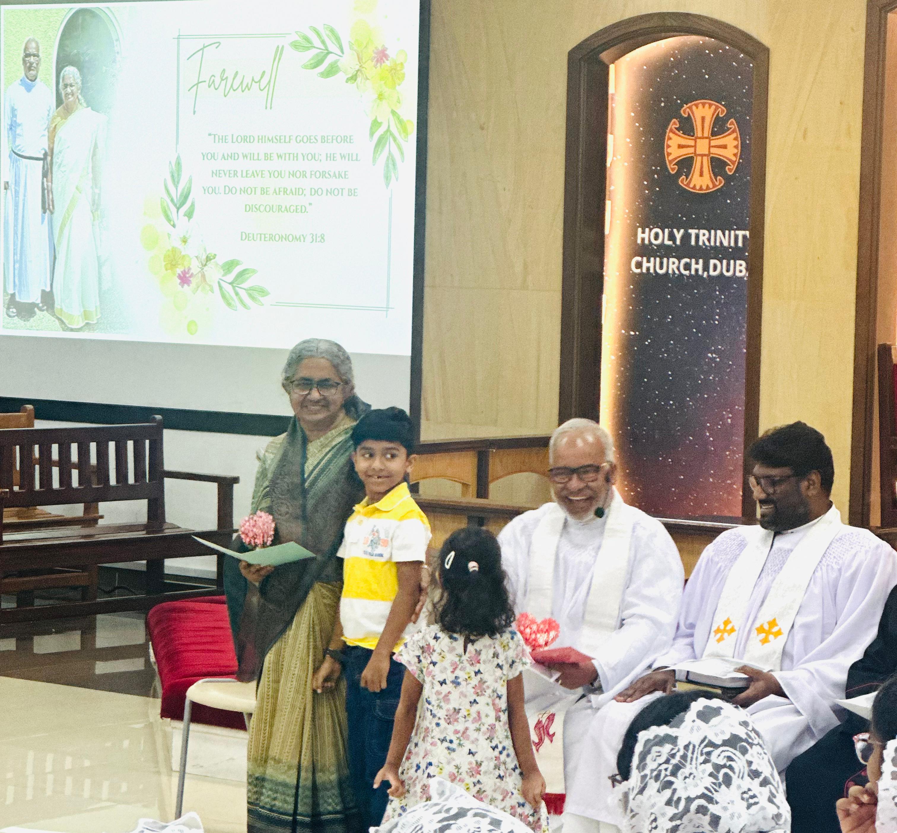 Farewell to Rev. Raju Jacob & Moly Kochamma